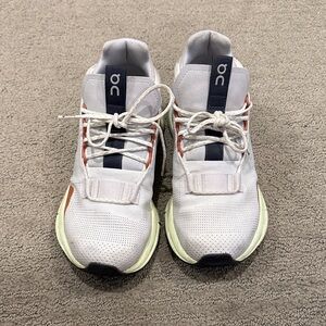 On Running Sneakers in White and Brown